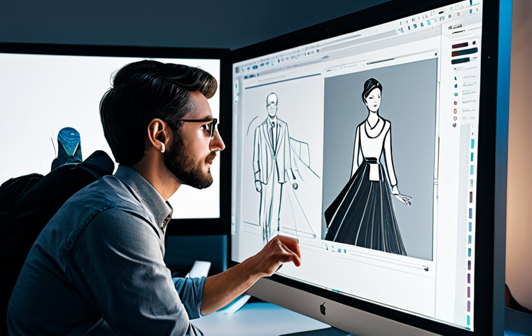 A professional male character designer and a female art director, both in modest business casual attire, are collaboratively reviewing a digital portfolio displayed on a large, high-resolution monitor in a modern, brightly lit creative studio. The screen showcases intricate character concept art, including early sketches, detailed wireframes, and final renderings, illustrating the designer's iterative process and technical mastery. Their expressions are focused and engaged in a constructive discussion. The scene emphasizes artistic vision, problem-solving, and a professional work environment. safe for work, appropriate content, fully clothed, professional, perfect anatomy, correct proportions, natural pose, well-formed hands, proper finger count, natural body proportions, high quality photography.