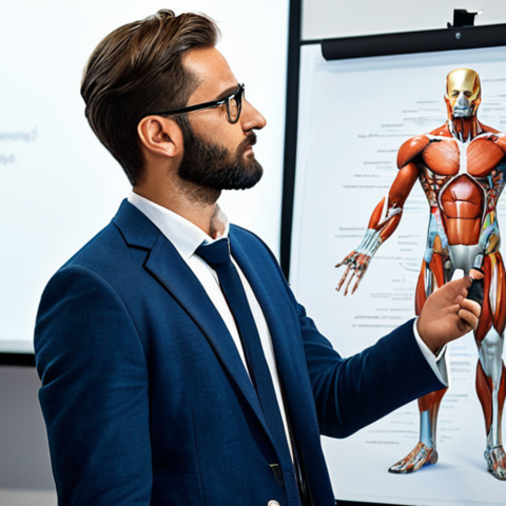 **

"A confident character designer, fully clothed in stylish professional attire, presenting a portfolio at a design conference in Berlin, appropriate content, safe for work, perfect anatomy, natural pose, well-lit, high-quality digital art."

**