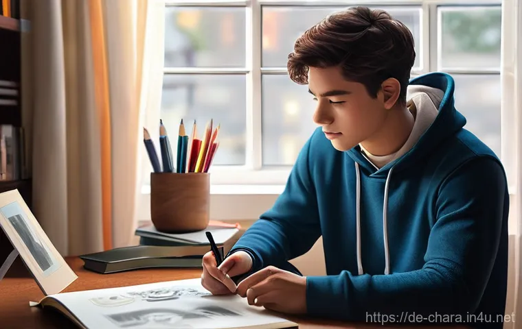 캐릭터디자인 자격증 학습 계획 작성법 - **Prompt 1: Digital Character Creation in a Modern Studio**
    "A female character designer in her ...